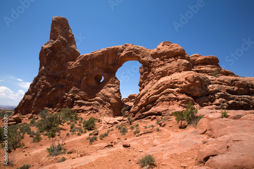 Der Turret Arch im Arches National Park in Utah
