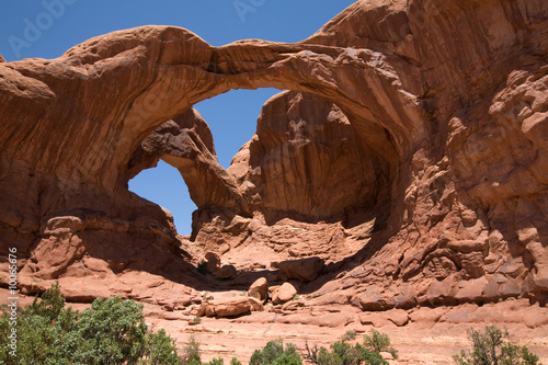 Der Double Arch im Arches National Park in Utah