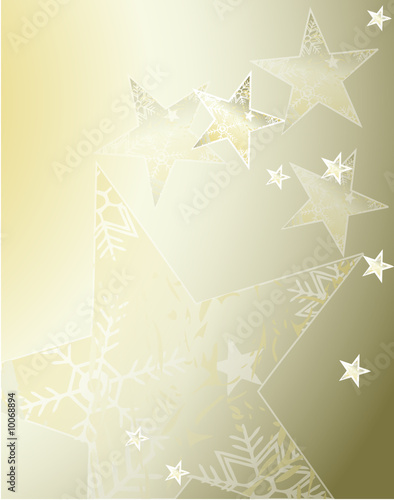 Elegantes Weihnachtsdesign mit Sternen