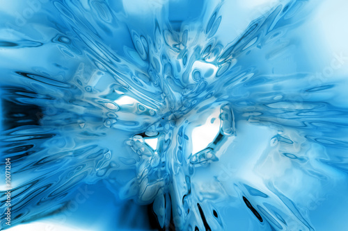 abstract blue background generated by the computer