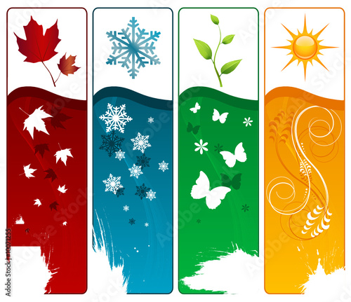 four season vector