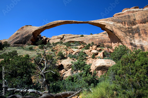 Der Landscape Arch im Arches National Park in Utah