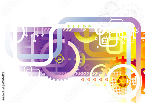 Abstract Technology industrial background