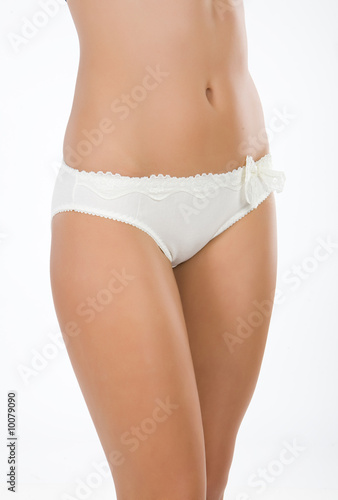 Woman's body part in panties