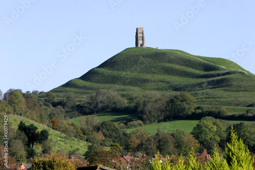 Obraz na plátně Glastonbury Tor