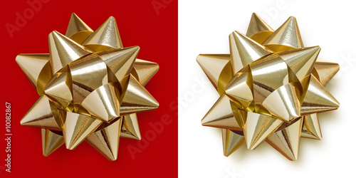 golden cockade background red and white