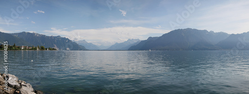 Paysage lac léman