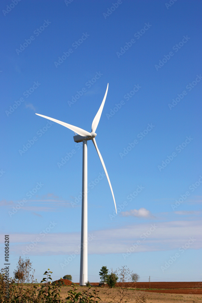 wind mill on blue sky during the autumn wind mill on blue sky during the autumn