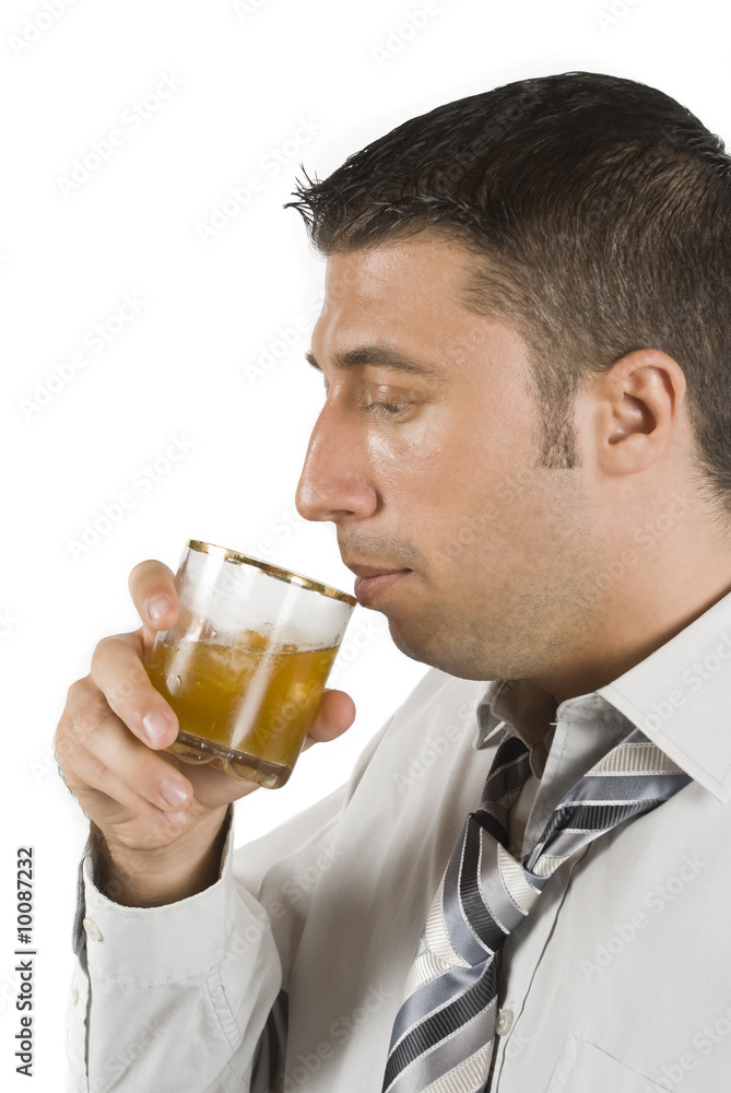 Drinking some whiskey Drinking some whiskey