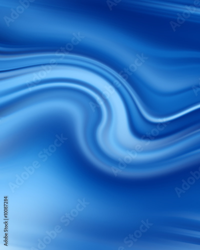 blue water wave with smooth lines in it © Argus