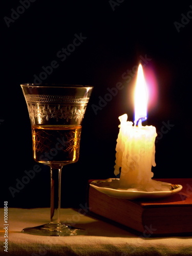 Candle and Glass