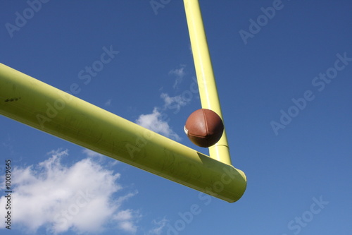 Football through the uprights