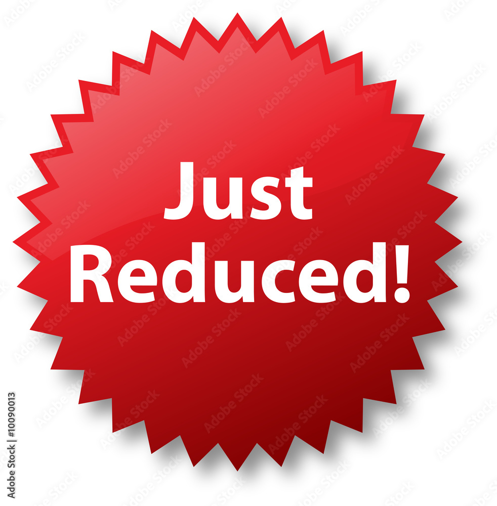 Εκτύπωση καμβά Just Reduced Sale Sticker
