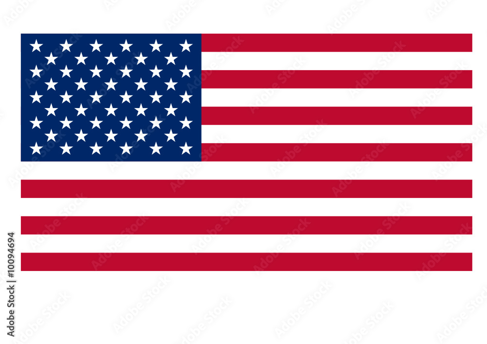 USA flag vector USA flag vector