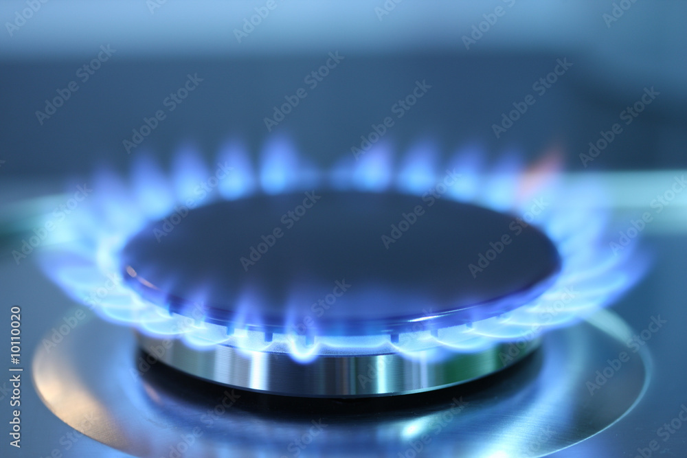 Gas burner flame Gas burner flame