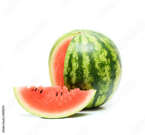 Sweet Watermelon isolated on white