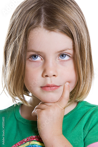 Cute Child Thinking
