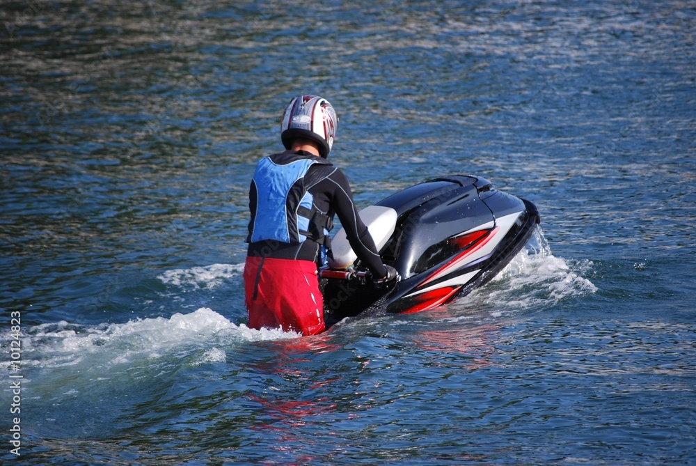 Obraz premium Jet skieur