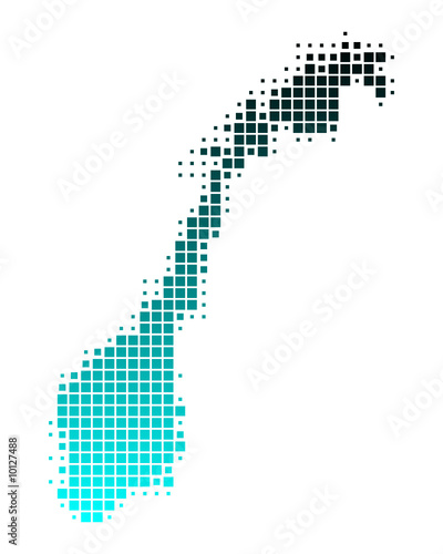 Karte von Norwegen
