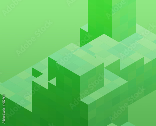 Abstract illustration wallpaper of geometric shape cubes