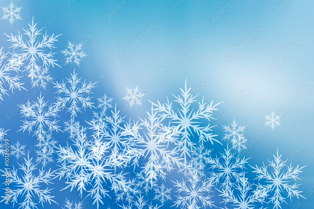 Christmas background with white snowflakes Christmas background with white snowflakes