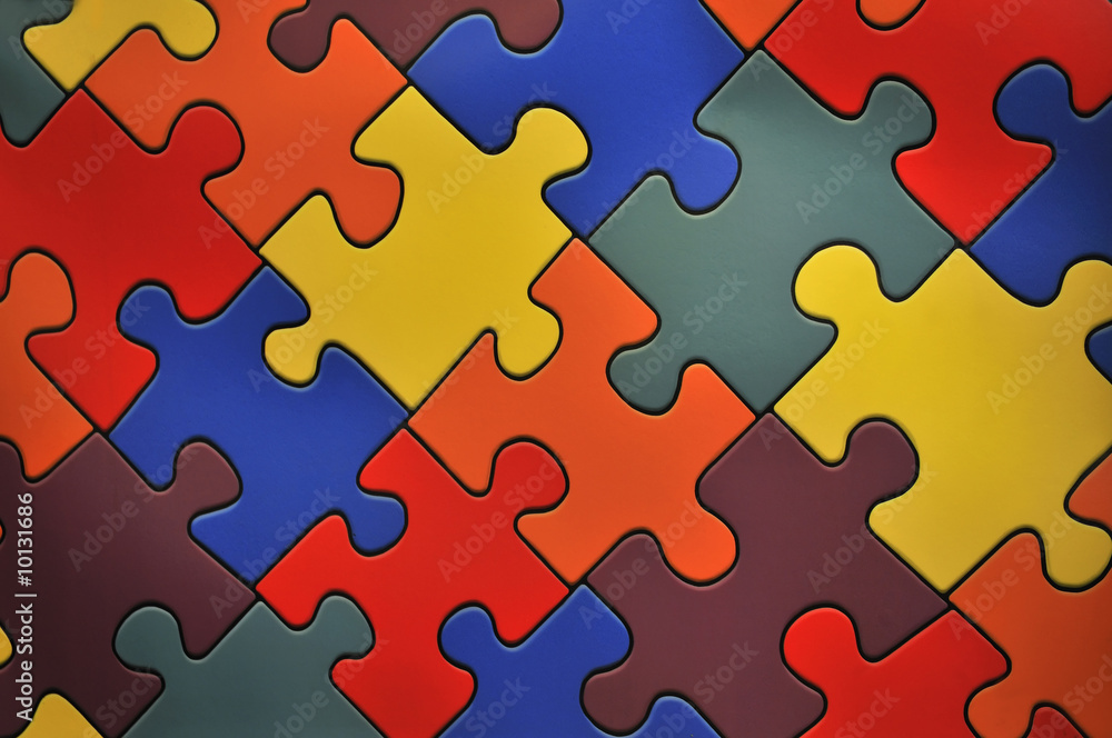Fototapeta premium Puzzle plane
