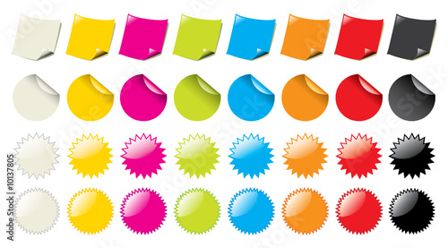 buttons stickers