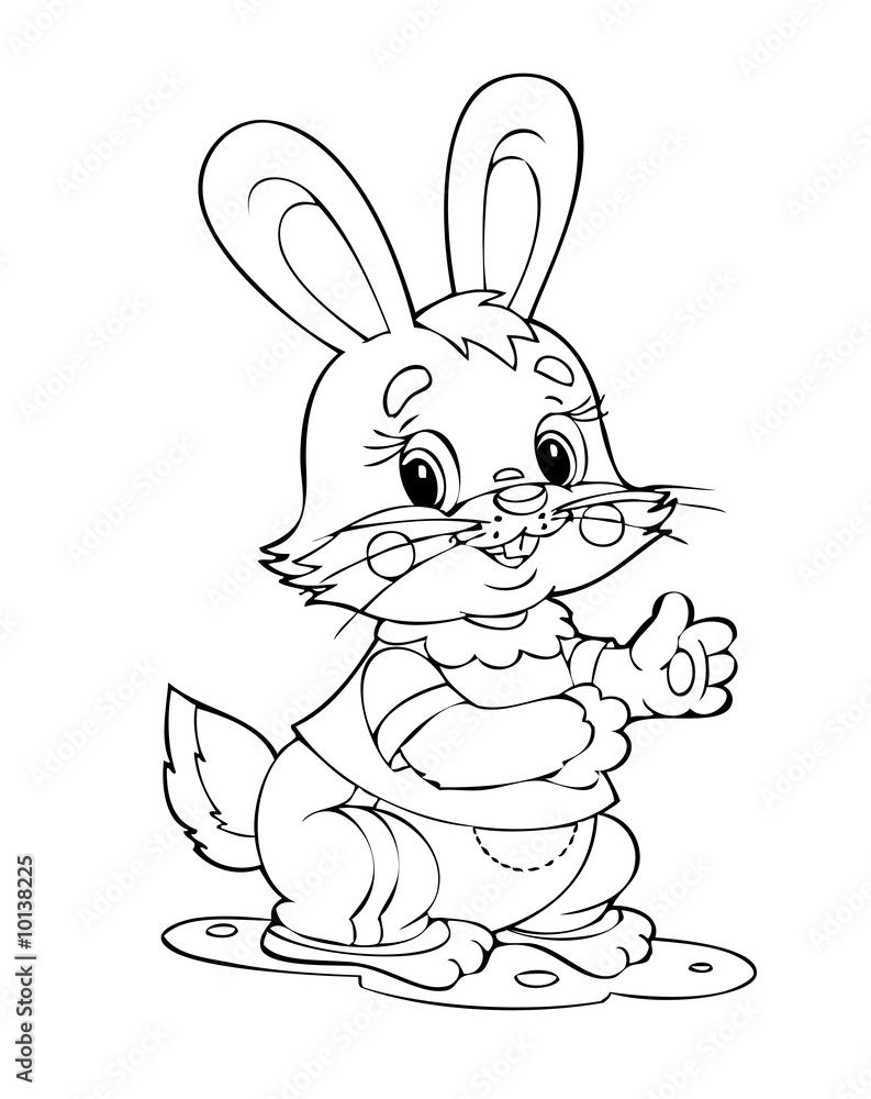 Obraz premium Illustration hare