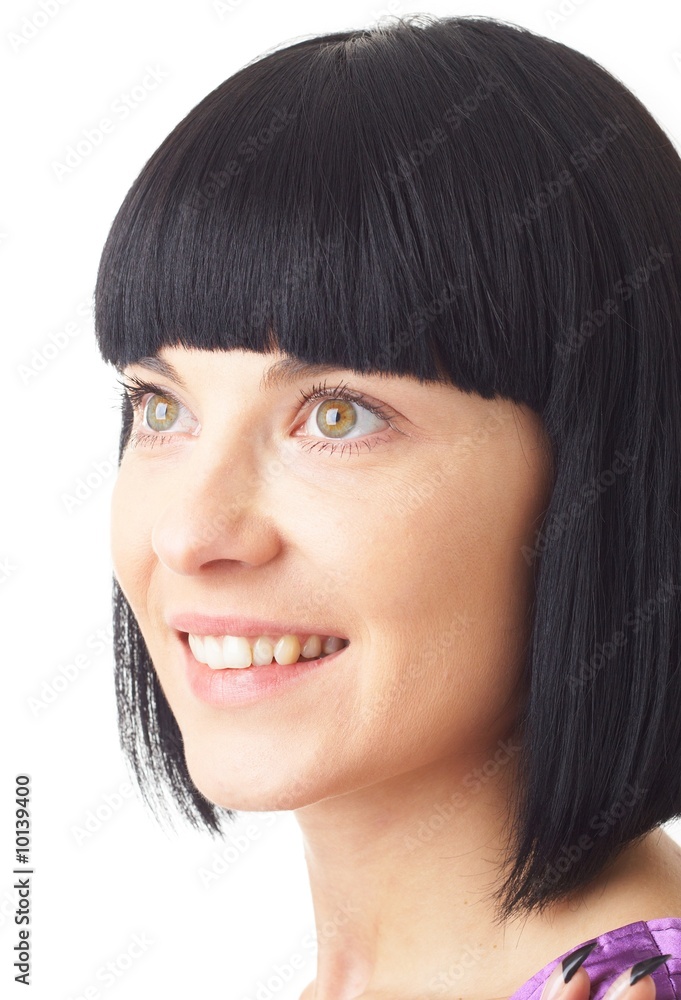 Female portrait. Beautiful young woman close up. Female portrait. Beautiful young woman close up.
