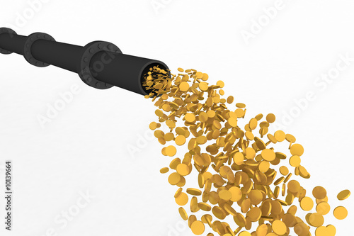 Fotografie Gold stream
