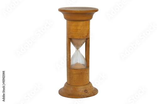 Small wooden hourglass