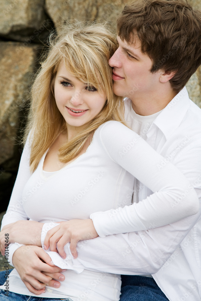 A portrait of a beautiful caucasian couple A portrait of a beautiful caucasian couple