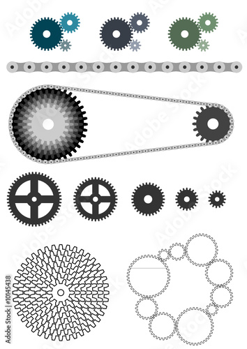 Gears Cogs and Chain