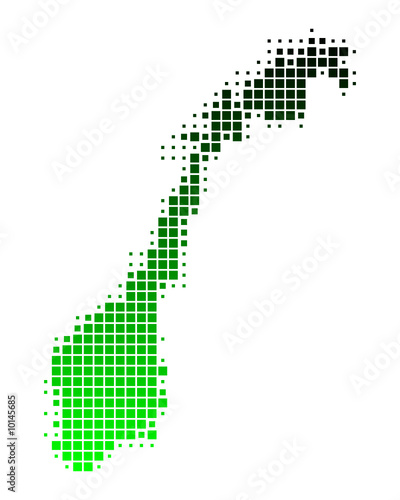 Karte von Norwegen