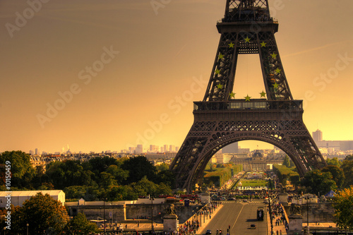 Eiffel Tower in Paris / Detail