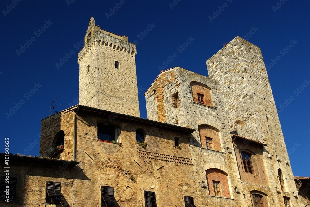 San Gimignano: Torre Grossa e Torri Ardinghelli