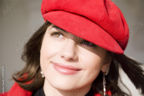 Pretty Girl With Long Eyelashes