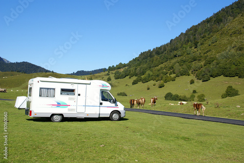 Camping car et chevaux