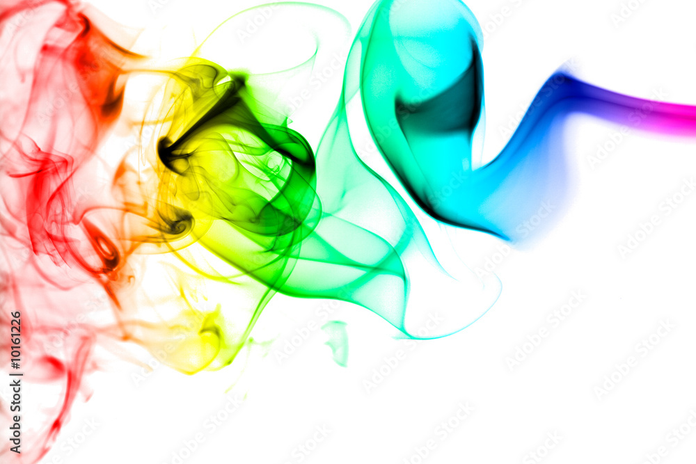 Obraz premium A flowing smoke background