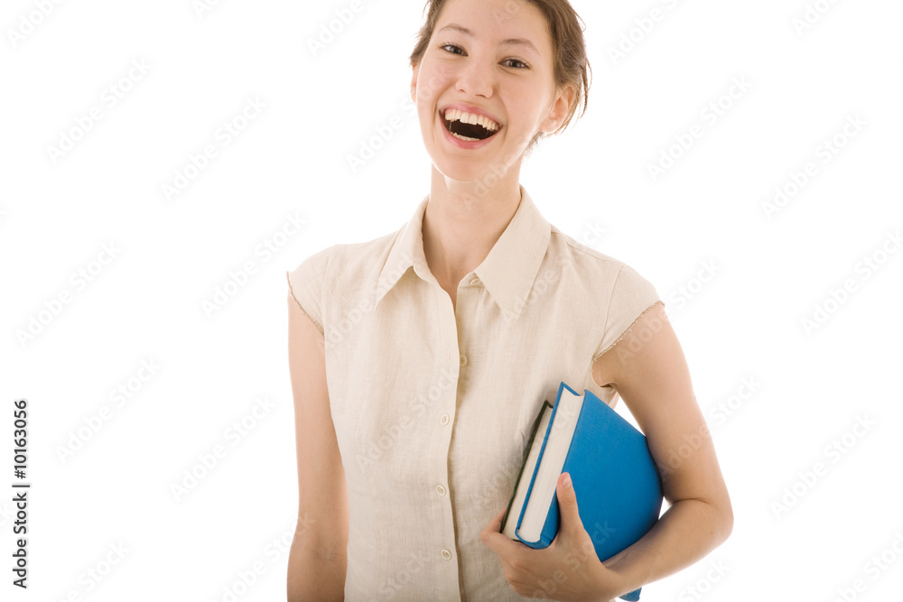 Young beautiful student