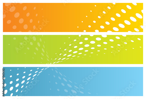 abstract banners (headers), vector illustration