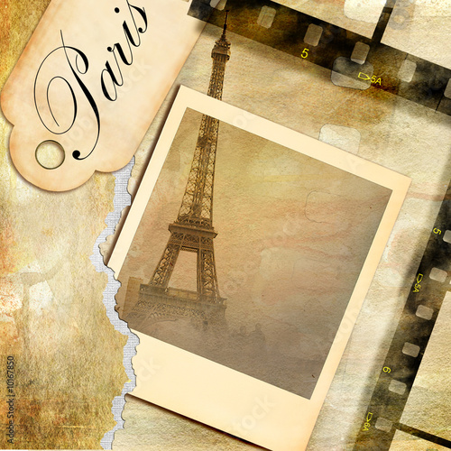 Parisian pictures - vintage photoalbum