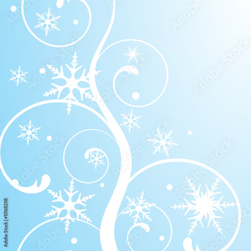 winter background, vector illustration