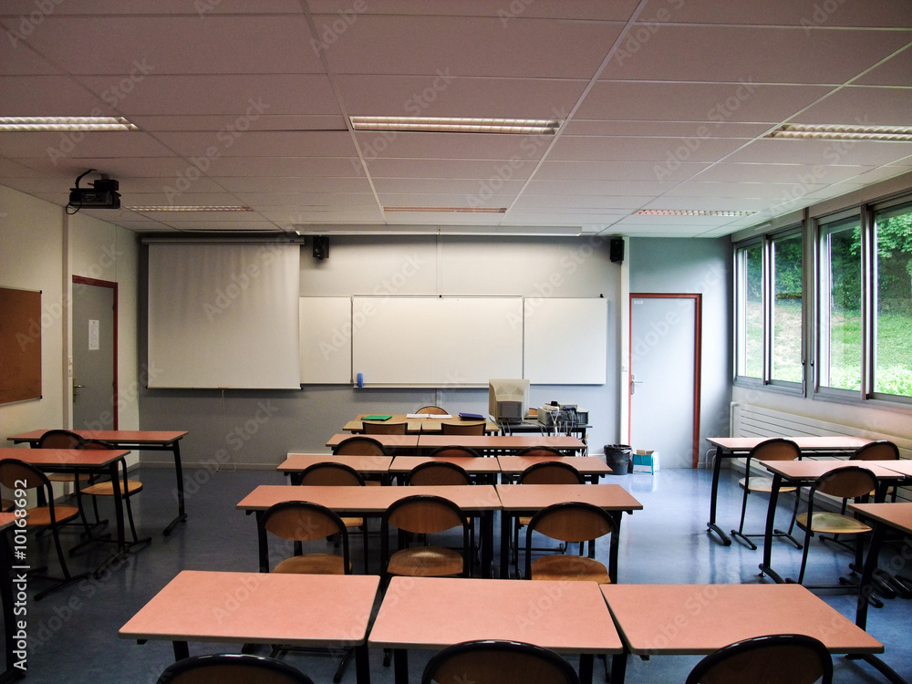 Salle De Classe Dans Un Lycee Francais Stock Photo Adobe Stock