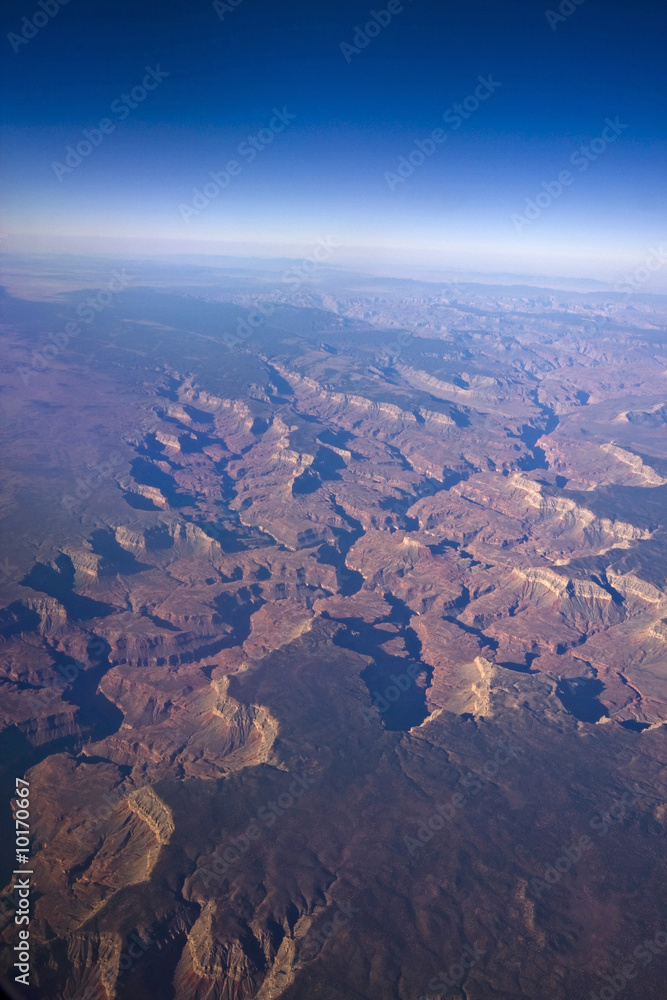 Grand Canyon and the curvature of the earth