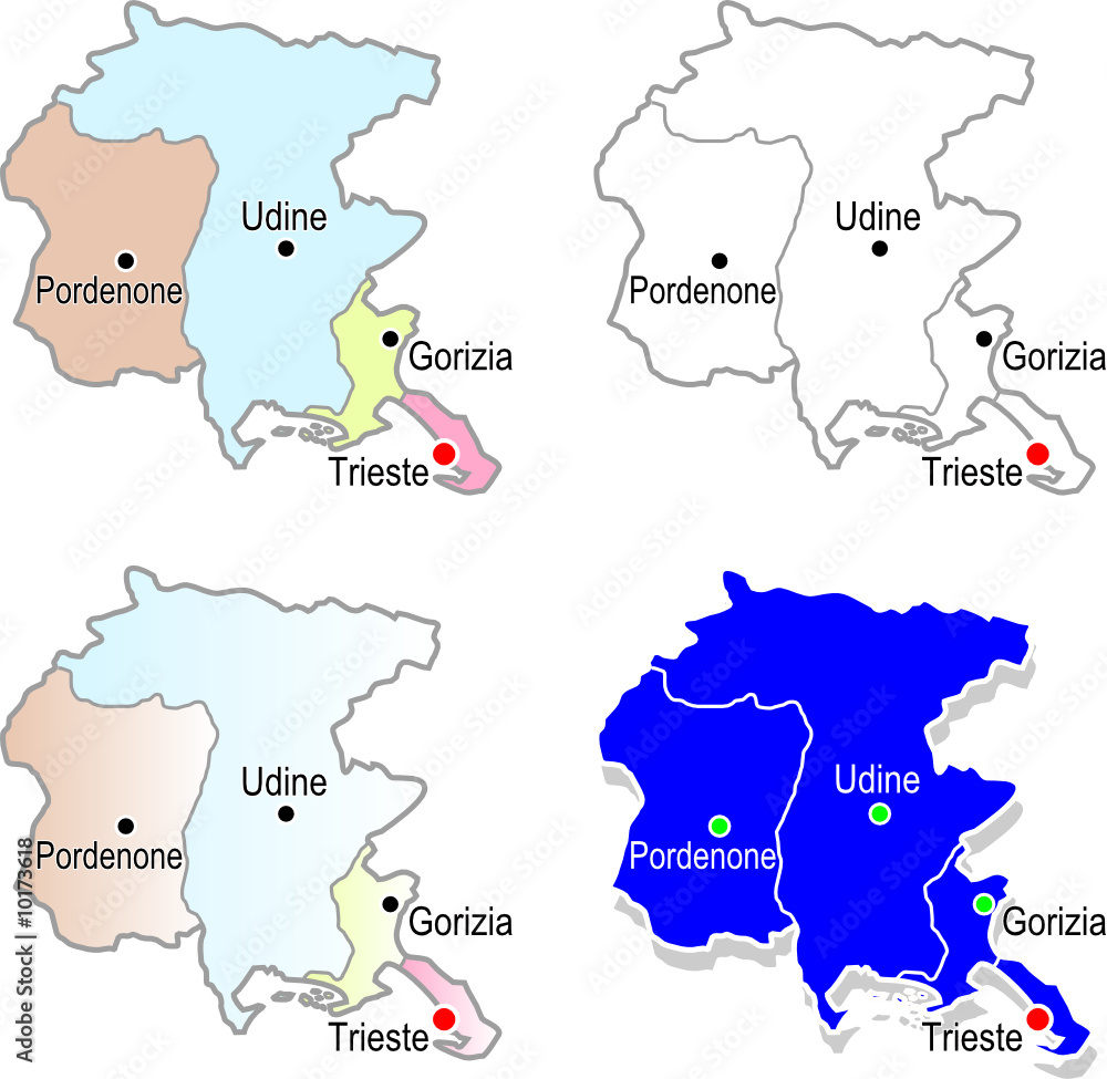 Province Friuli Venezia Giulia