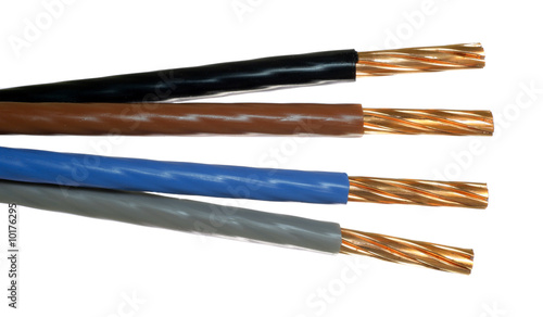 The cleared electric power cable