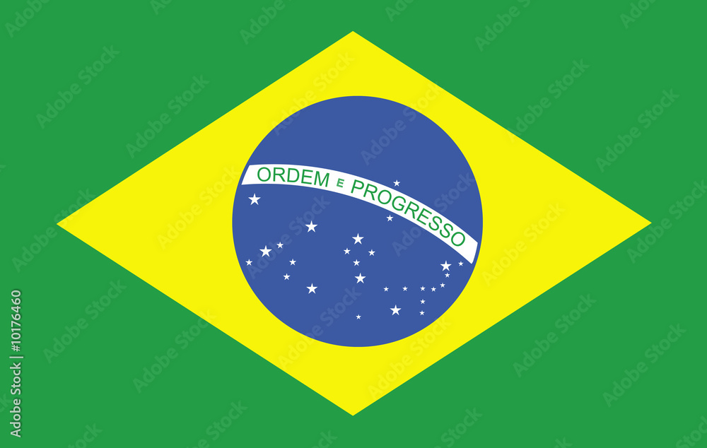 Fototapeta premium Brazilian Flag