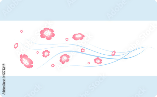 Flowers on the wind
