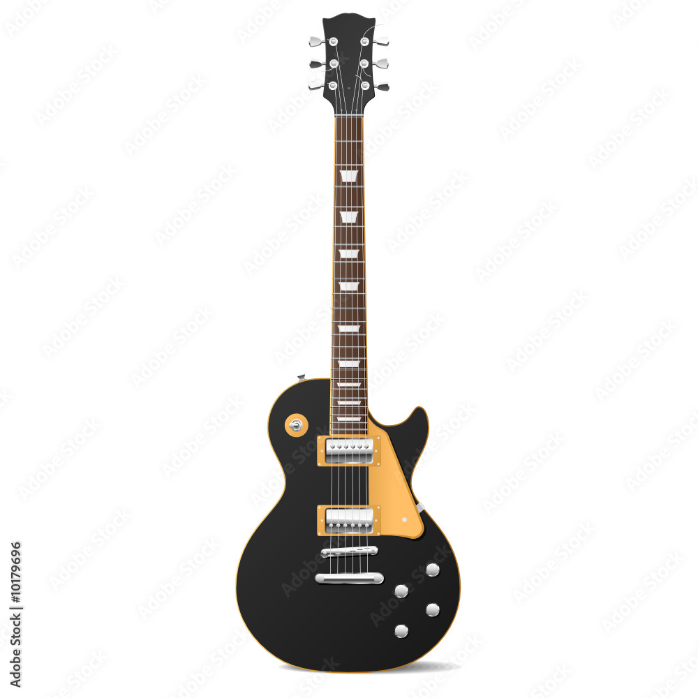 Naklejka premium Vector electric guitar
